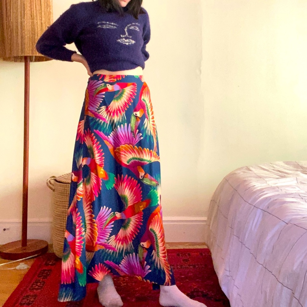 Farm Rio Toucan Maxi Skirt